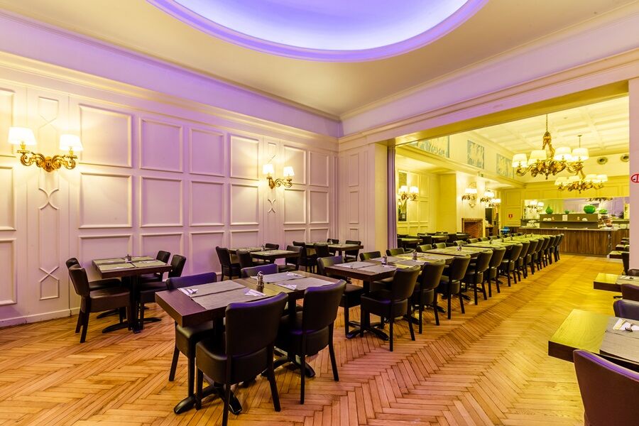 Hotel Le Chatelain Brussel Eksteriør bilde The restaurant